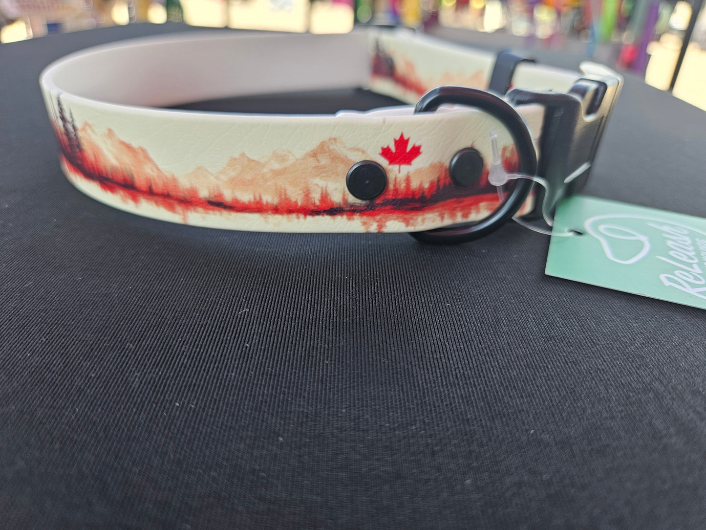 Pre-Made, Printed Biothane® 1" width - Elbows Up!