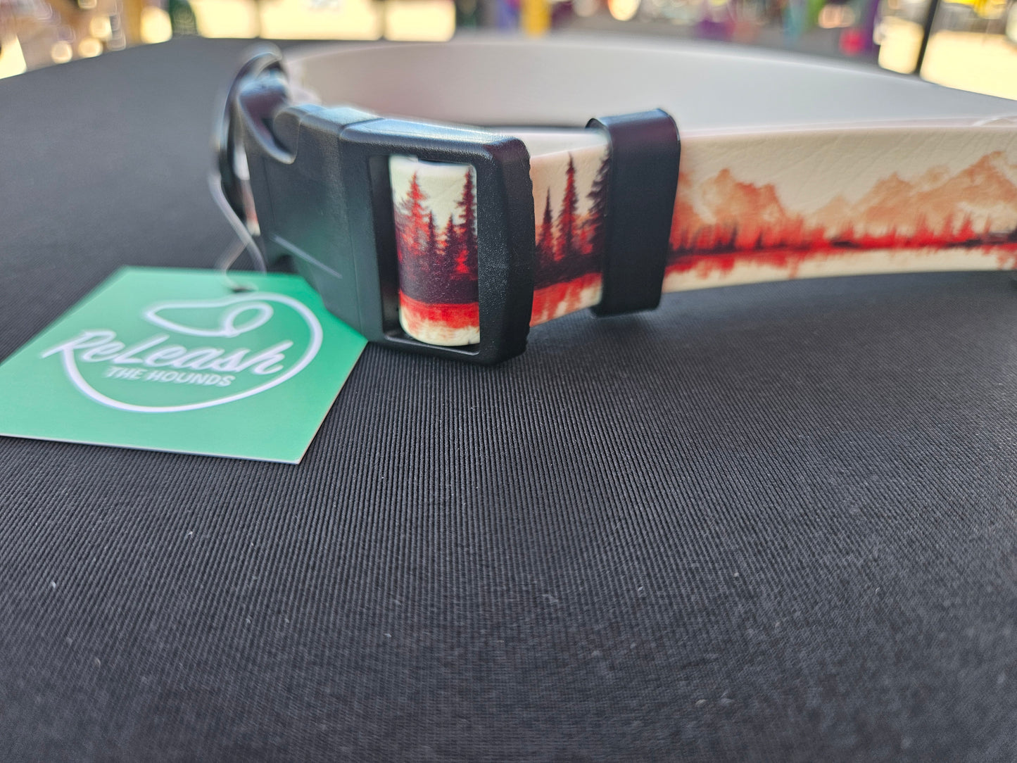 Pre-Made, Printed Biothane® 1" width - Elbows Up!