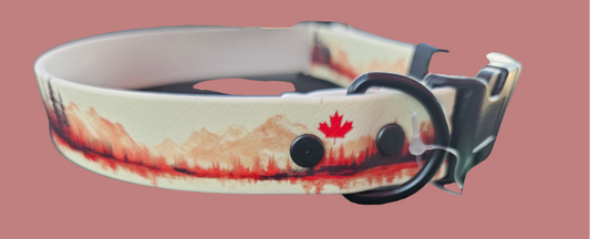 Pre-Made, Printed Biothane® 1" width - Elbows Up!